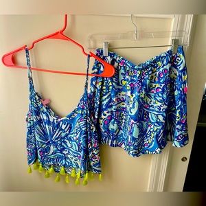 2 piece Lily Pulitzer set - tank and skort